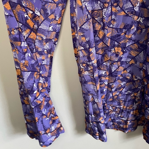Feathered Geometric Lularoe Joy Longline Vest - Picture 4 of 8